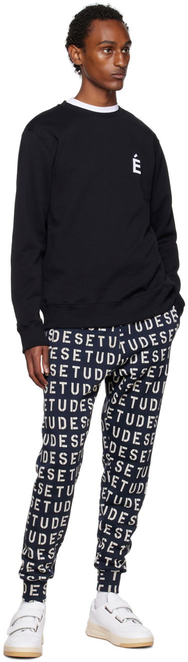 Пуловер Études Études Story Patch Sweatshirt Черно | C00ME202OC16BK, 3