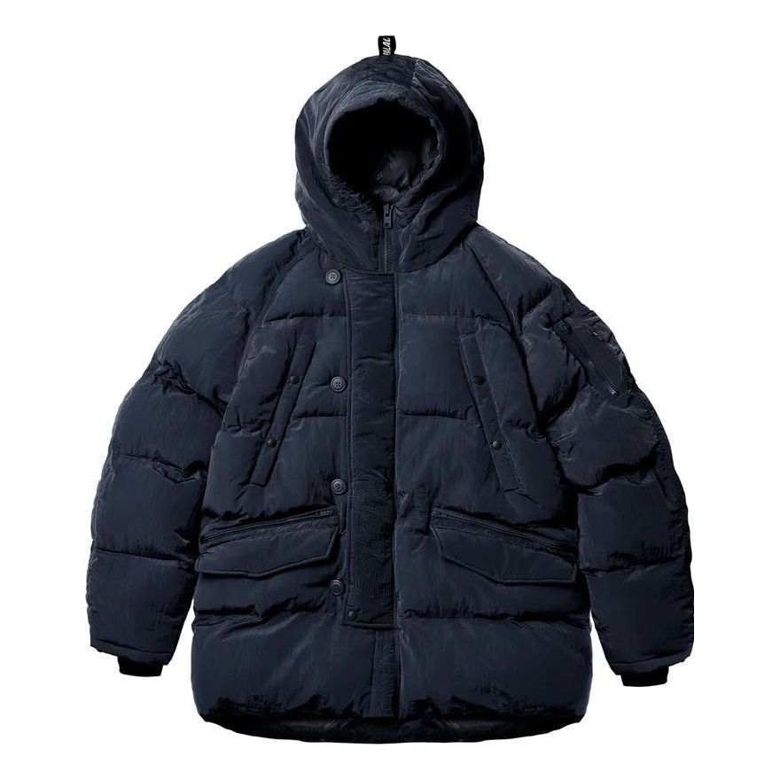 Пухо яке Palace Palace P-3b Baffle Parka Синьо | P23SS0203004, 0