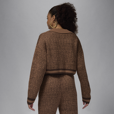 Пуловер Jordan Knit Cardigan Кафяво | FZ4195-223, 2
