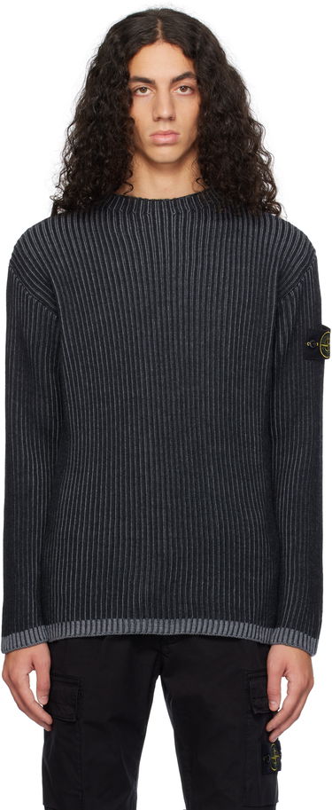 Пуловер Stone Island Vanisé Full Rib RWS Wool Sweater by Stone Island Черно | 8115532C1, 0