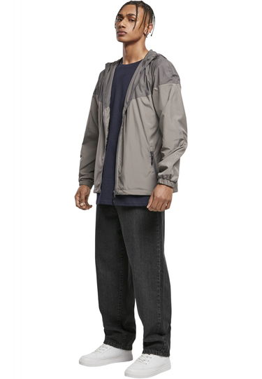 Ветровка Urban Classics Two Tone Hooded Windbreaker Jacket Сиво | TB2107-02941, 6