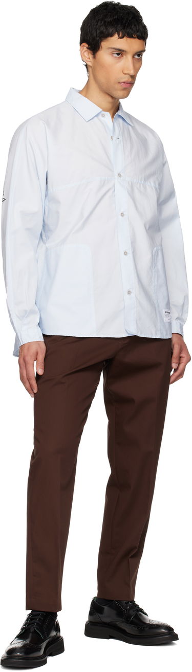 Риза Neighborhood Dolman Sleeve Long-Sleeve Shirt Синьо | 252AQNH-SHM01, 3