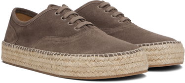 Облекло JW Anderson JW Anderson Lace-Front Platform Espadrilles Сиво | SE0031-LA0240, 3