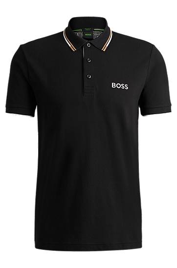 BOSS Contrast Logo Polo Shirt