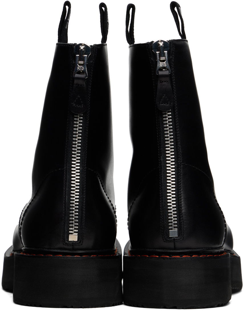 Облекло R13 R13 Single Stack Boots Черно | R13MS025-S001A, 1