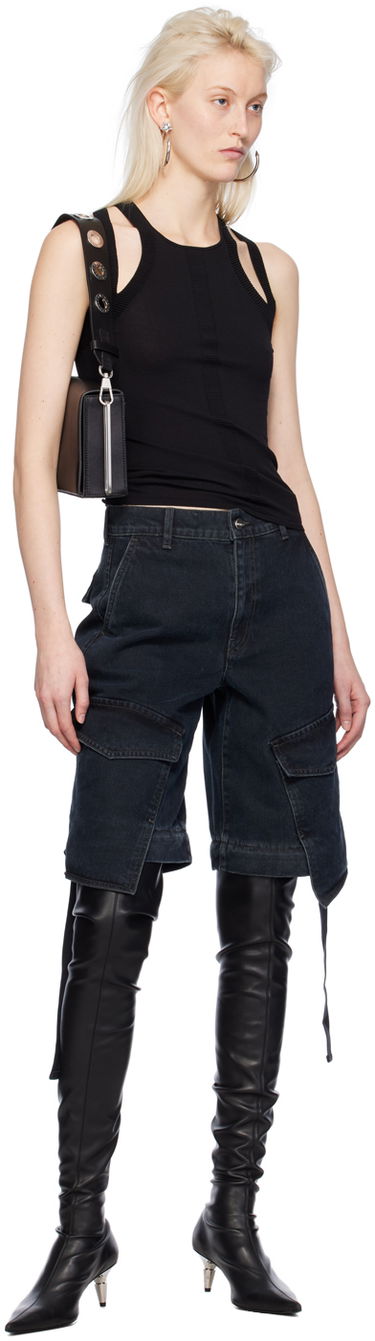 Потник Dion Lee Sculpt Muscle Tank Top Черно | C7247PS24, 3