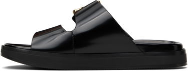 Аксесоари Givenchy Givenchy 4G Liquid Flat Sandals Черно | BE309UE2CF001, 2