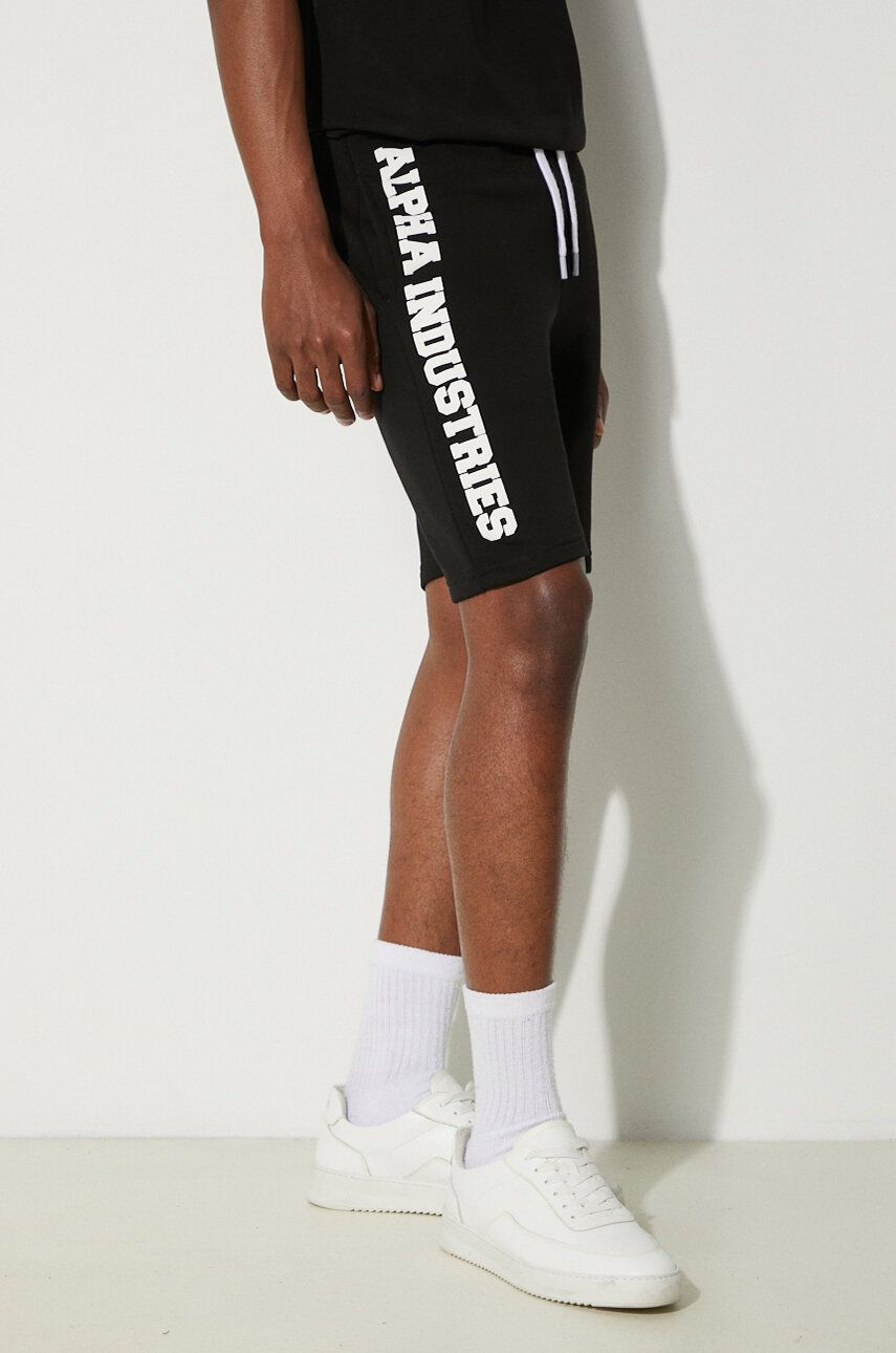 Къси панталони Alpha Industries Big Letters Shorts Черно | 126344.03, 0