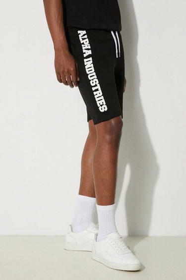 Къси панталони Alpha Industries Big Letters Shorts Черно | 126344.03, 0