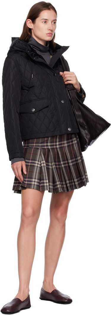 Яке Burberry Burberry Pembroke Quilted Hooded Jacket Черно | 8113838, 3