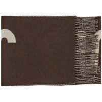 Шал Jacquemus Jacquard Logo Scarf Кафяво | 22H226AC435-5007-080, 1