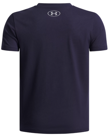 Тениска Under Armour GL Foundation Short Sleeve T-Shirt with Split Outline Logo Тъмно синьо | 6005010-410, 2