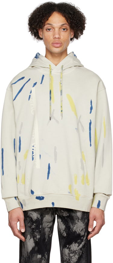 Суитчър Feng Chen Wang Feng Chen Wang Tie-Dye Hoodie Бяло | FMF14HD06W, 0