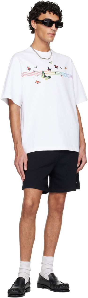 Тениска Casablanca Butterfly Oversized T-shirt Бяло | M-SP26-JTS-044-01, 3
