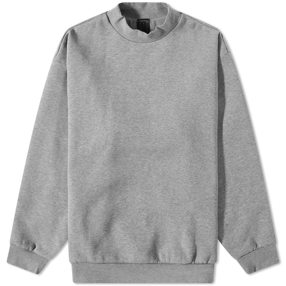 Суитчър adidas Originals Basketball Heather Back Logo Crew Sweat Сиво | IP1689, 0