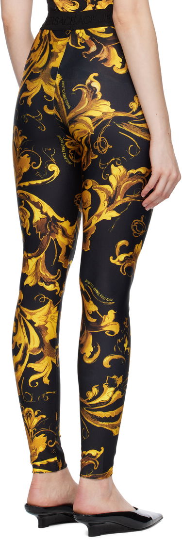 Клинове Versace Versace Jeans Couture Barocco Lycra Leggings Черно | E79HAC101_EJS501, 2