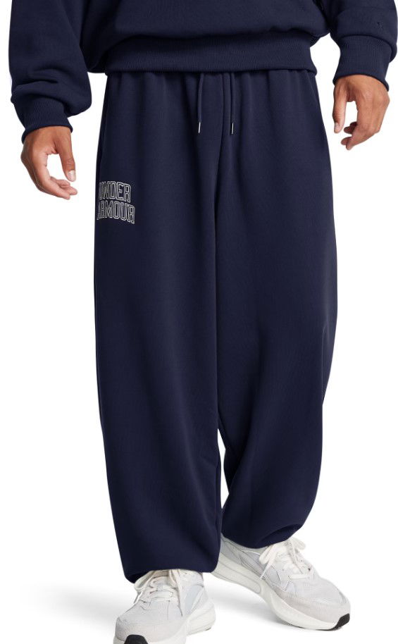 Спортни панталони Under Armour Terry Oversized Sweatpants Синьо | 1386551-410