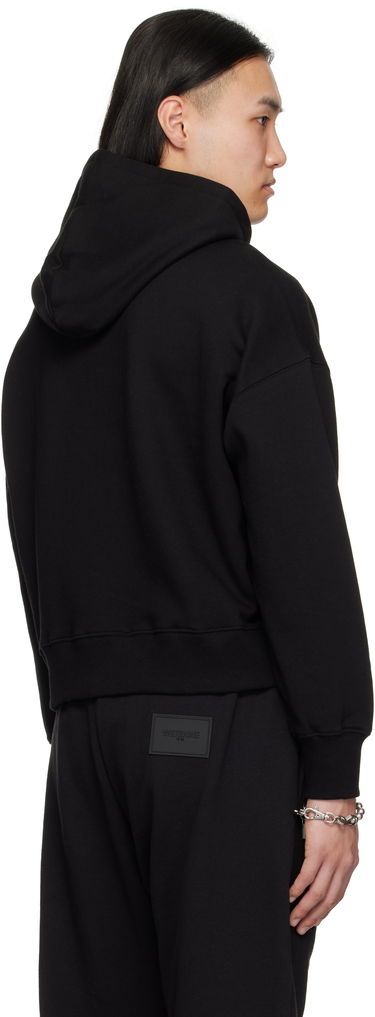 Суитчър We11done We11done Logo Zip-Up Hoodie Черно | WD-TJ0-25-815-U-BK, 2