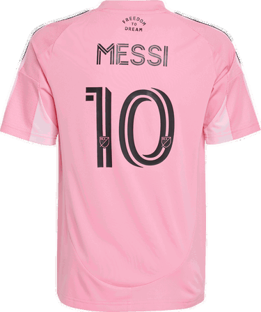 Фланелка adidas Performance Inter Miami CF 25/26 Messi Kids' Home Jersey Розово | JI6816, 1
