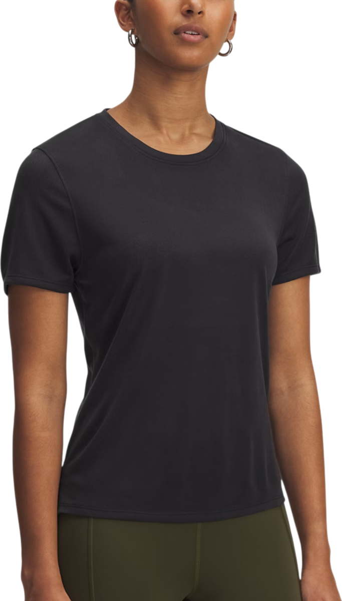 Тениска Under Armour Under Armour Launch Jacquard Short Sleeve T-Shirt Черно | 6005096-004, 0