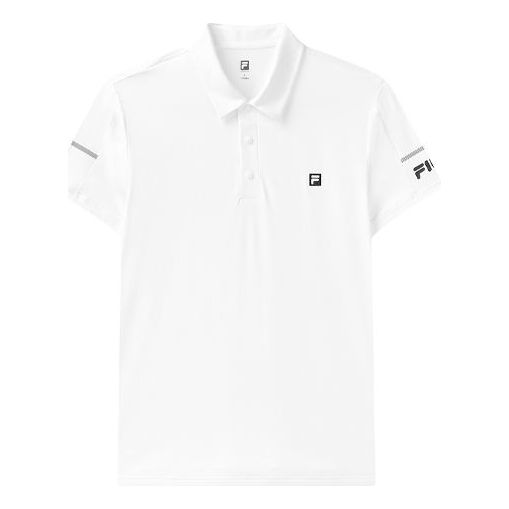 Поло тениска FILA Loose Short Sleeve Polo Бяло | A11M121152F-WT