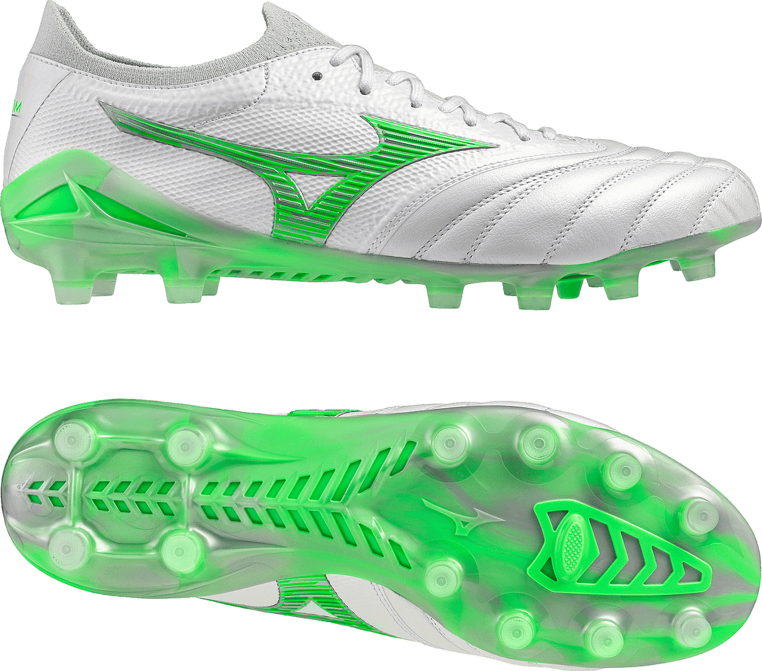 Кецове и обувки Mizuno Mizuno Morelia Neo IV Beta Made in Japan FG Бяло | p1ga2540-37, 1