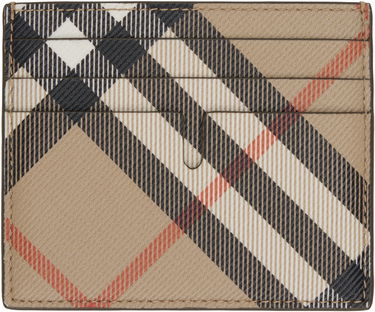 Портфейл Burberry Burberry Sandon Card Holder Бежово | 8112305, 1