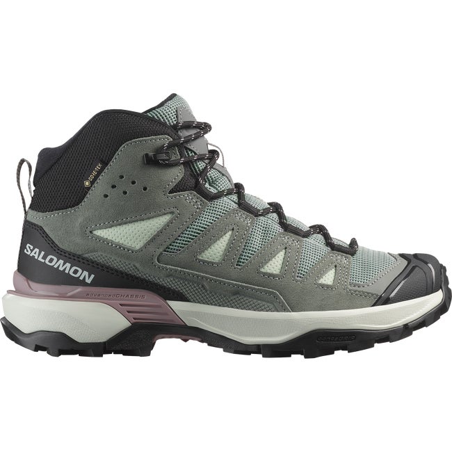 Кецове и обувки Salomon X Ultra 360 Leather Mid Gore-Tex Hiking Boots Зелено | L47864700, 0