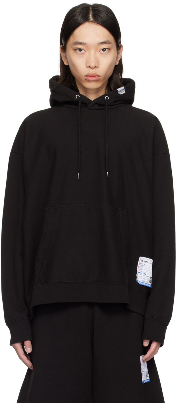 Суитчър Maison MIHARA YASUHIRO French Terry Hoodie Черно | I12HD501, 0