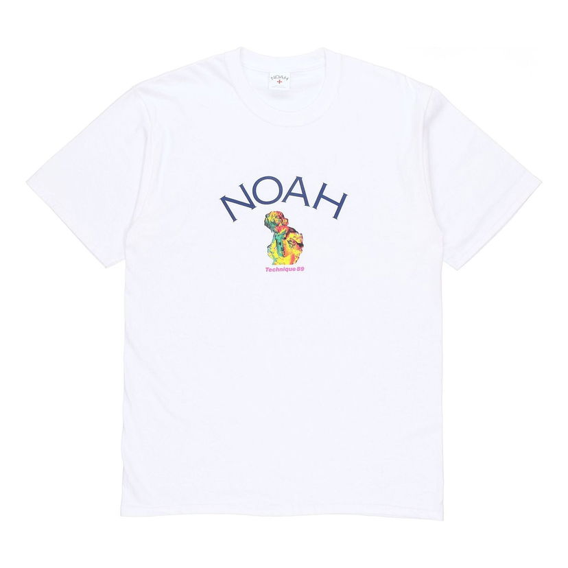Тениска Noah New Order Lock Up Graphic Tee Бяло | T18SS21-WHITE