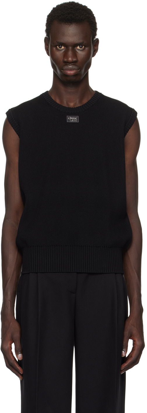 Пуловер Coperni Coperni Knit Sleeveless Vest Черно | ML115Y3003MEN, 0
