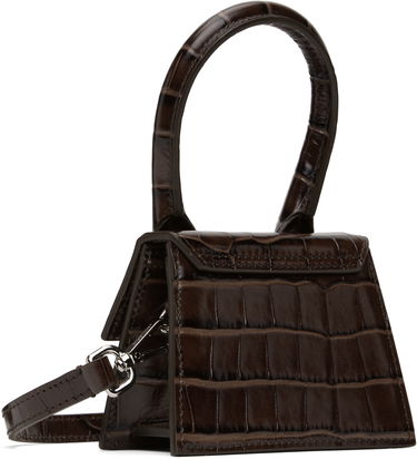 Дамска чанта Jacquemus Jacquemus 'The Chiquito' Crocodile-Effect Leather Mini Tote Bag Кафяво | 25E213BA001-4301, 2