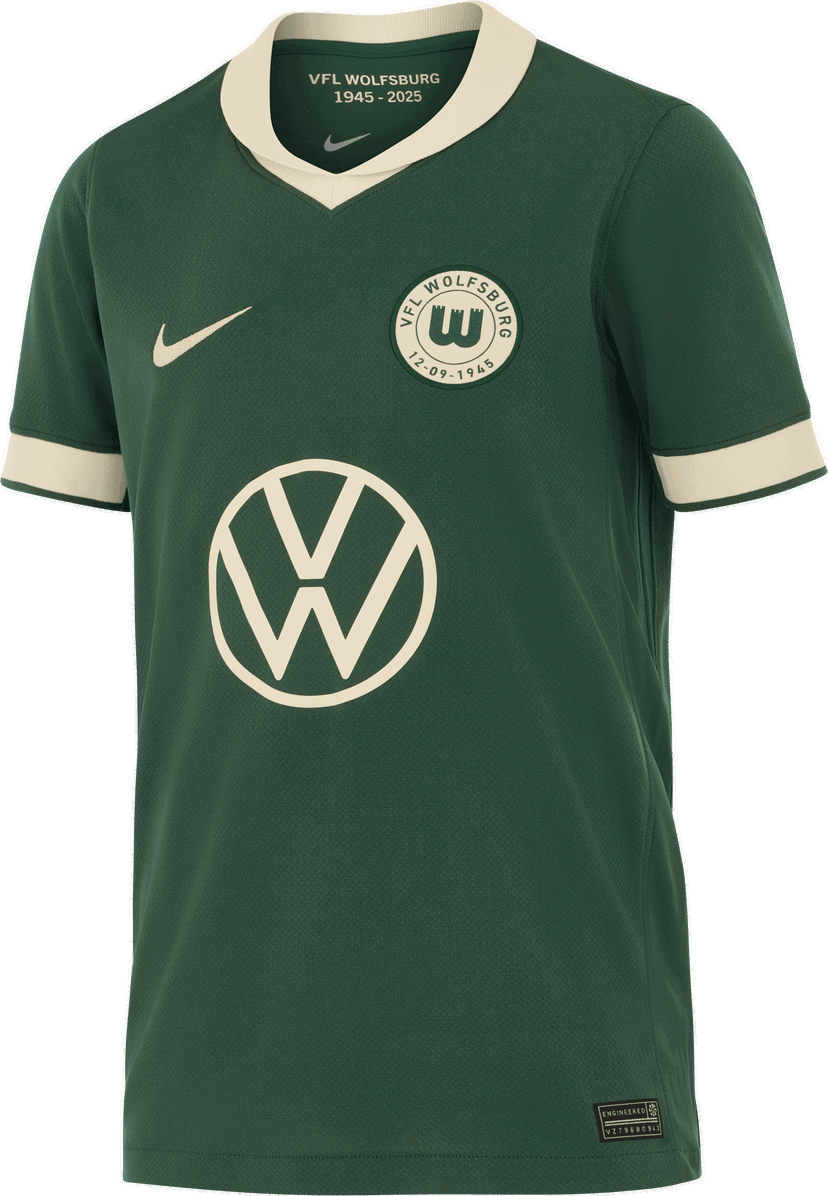 Фланелка Nike Dri-FIT VfL Wolfsburg 1945-2025 Anniversary Stadium 3rd Jersey Зелено | hv0975-302