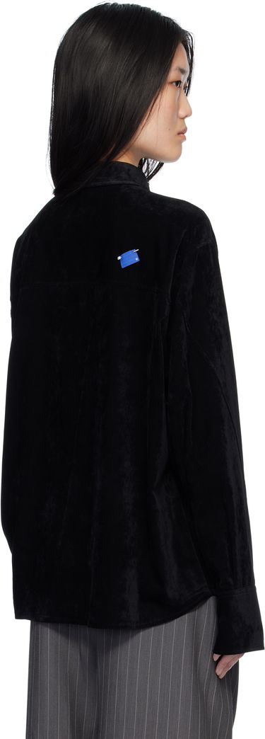 Риза ADER ERROR Velvet Shirt Черно | BN01FWSH0108BK, 2