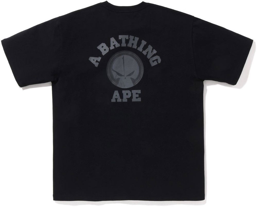 Тениска BAPE Bape x Neighborhood College Tee Black Velikost: XL Черно | 1J23-110-901-BLACK, 1