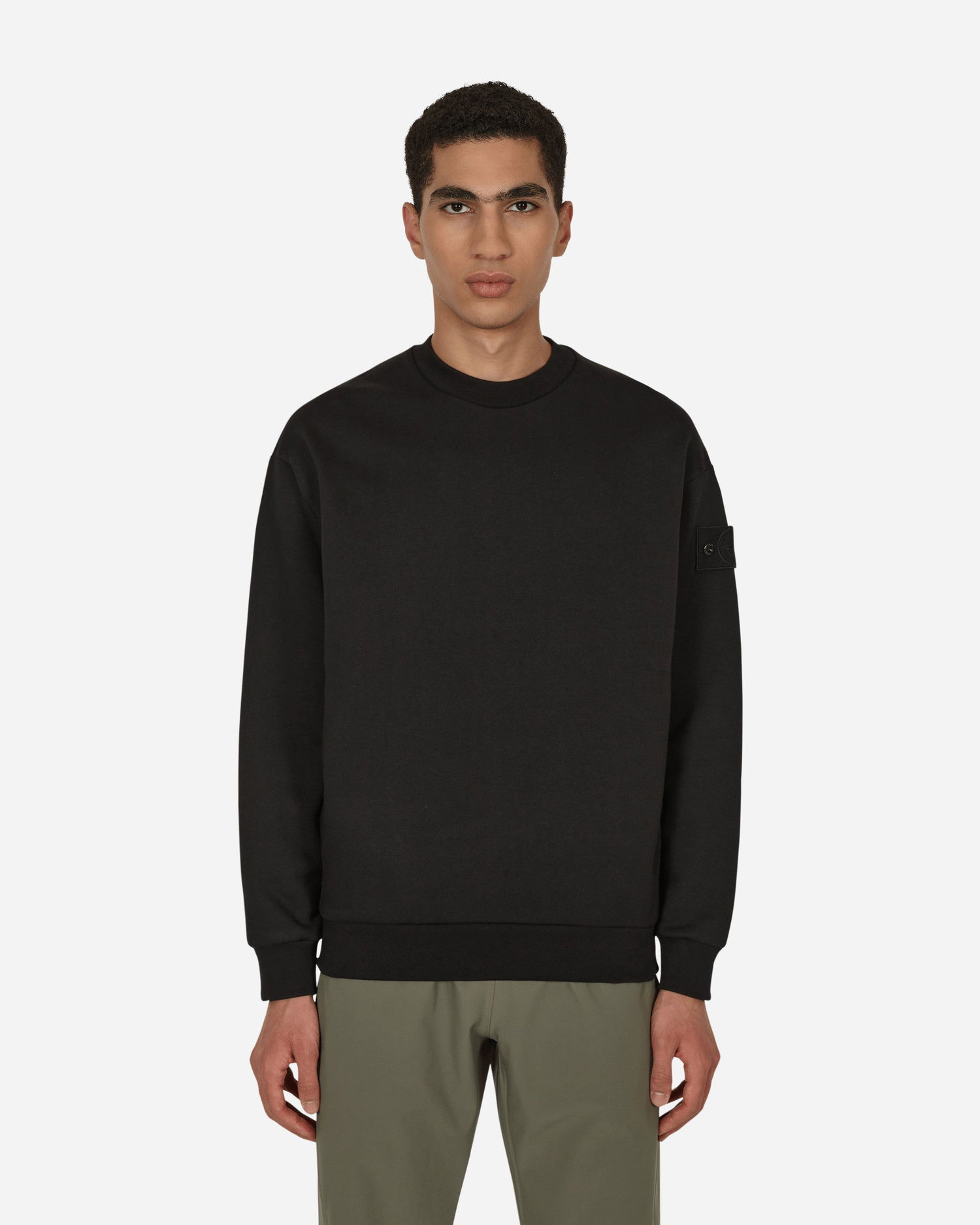 Суитчър Stone Island Ghost Crew Sweat Черно | 7715633F3-V0029, 0