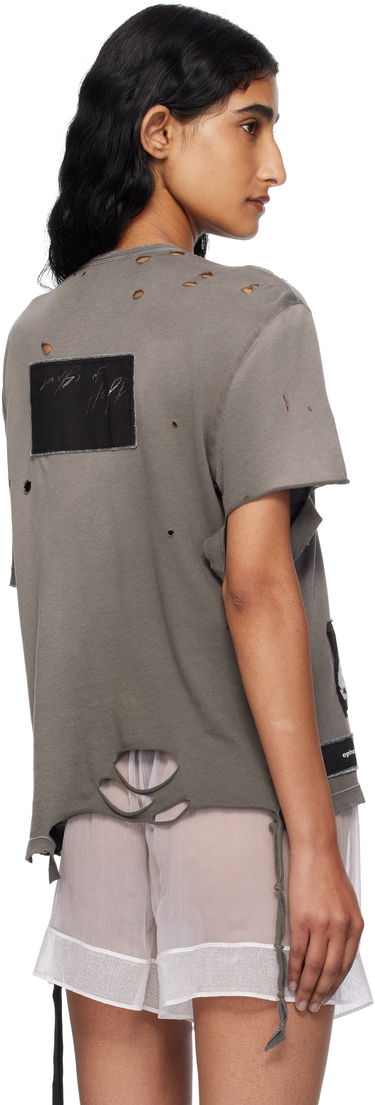 Тениска Ann Demeulemeester Ann Demeulemeester Fanie Standard Fit T-Shirt Сиво | B0013050-FA638-071, 2
