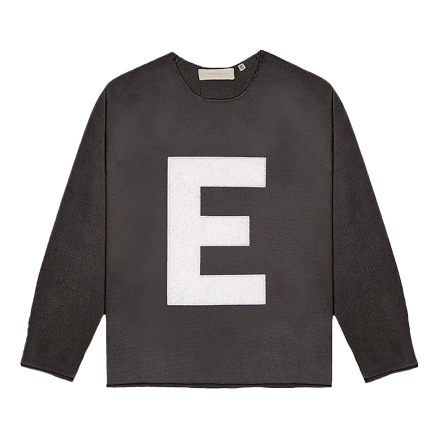 Пуловер Fear of God Fear of God Essentials SS22 Big E Sweater Сиво | FOG-SS22-249, 0