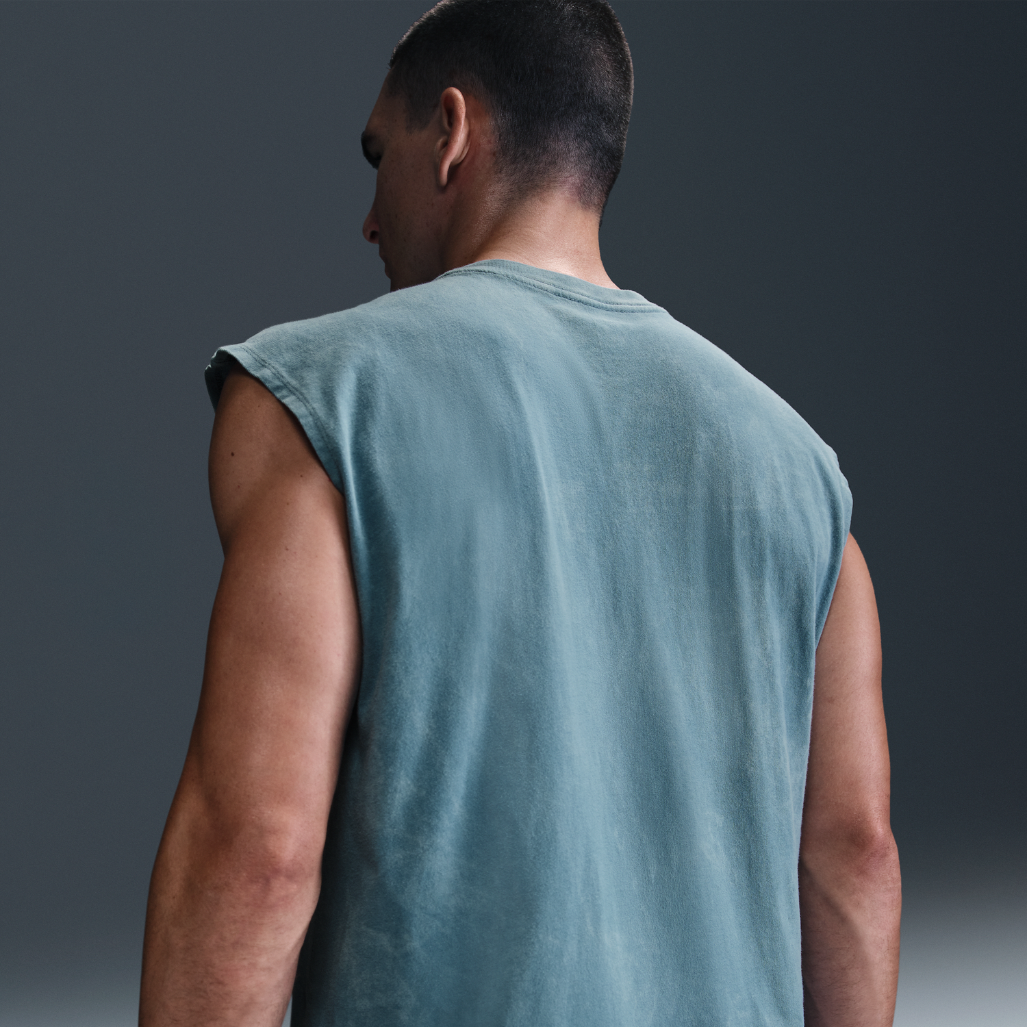 Потник Nike Nike Sleeveless T-Shirt "The Temple Of Gain" Синьо | HJ3687-006, 1