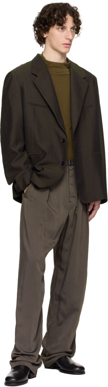Яке LEMAIRE Lemaire Tailored SB Blazer Зелено | JA1075 LF414, 3