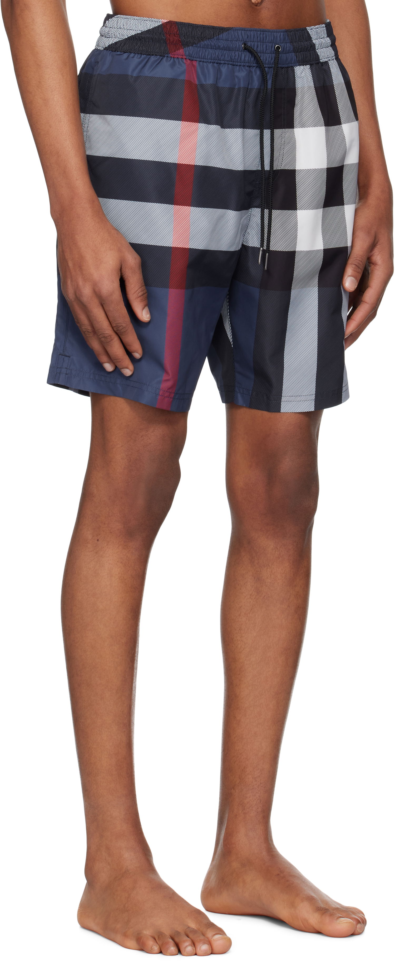Бански Burberry Burberry Check Swim Shorts Синьо | 8107273, 1