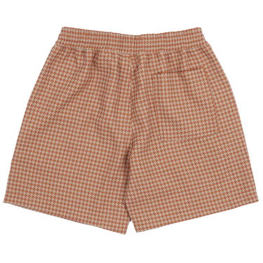 Къси панталони Pleasures Intercept Houndstooth Shorts Кафяво | P23F007-BROWN, 2