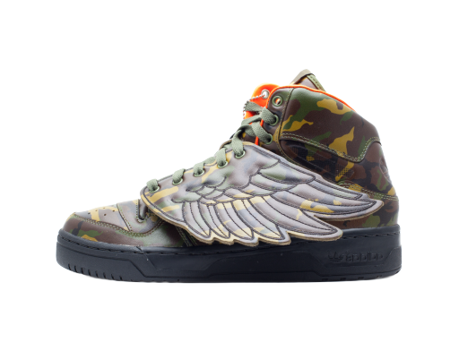 Кецове и обувки adidas Originals JS Wings Jeremy Scott Camo Сиво | G50726