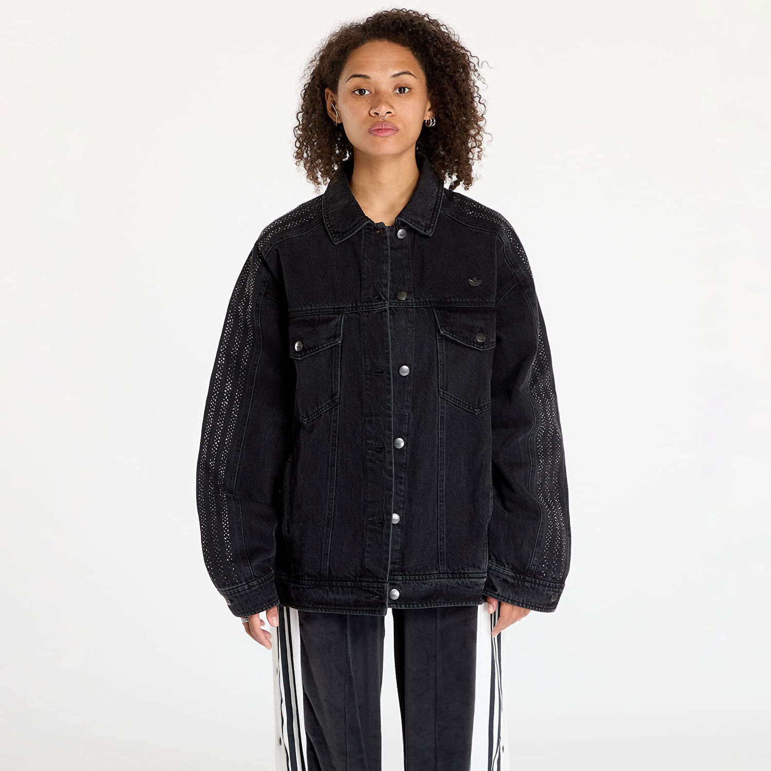 Яке adidas Originals Atlanta Denim Jacket Black Черно | IW3103, 0