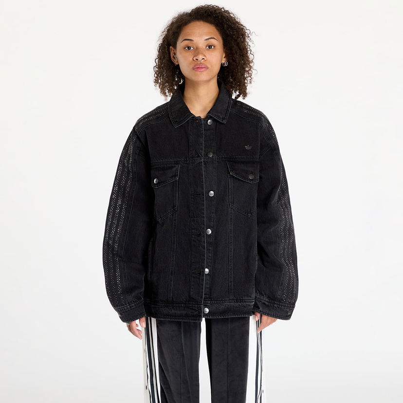 Яке adidas Originals Atlanta Denim Jacket Black Черно | IW3103