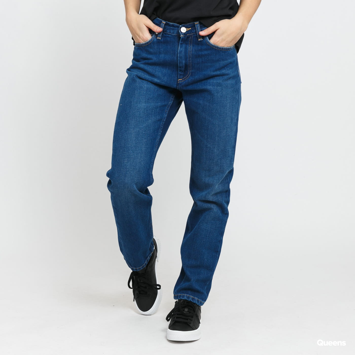 Дънки Carhartt WIP Page Carrot Ankle Синьо | I027402.01.38., 0