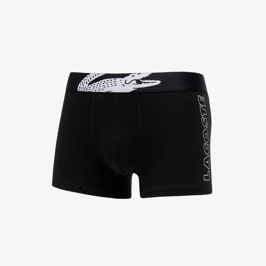 Боксерки Lacoste Underwear trunk 3-Pack Черно | 5H2082 031, 1