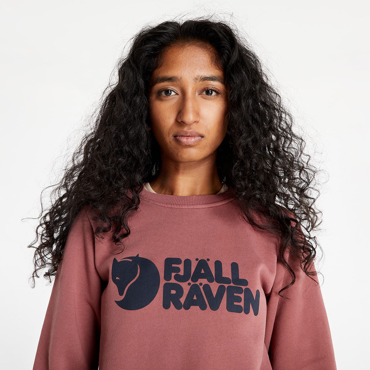 Суитчър FJÄLLRÄVEN Logo Sweater Лилаво | F84143-410, 0