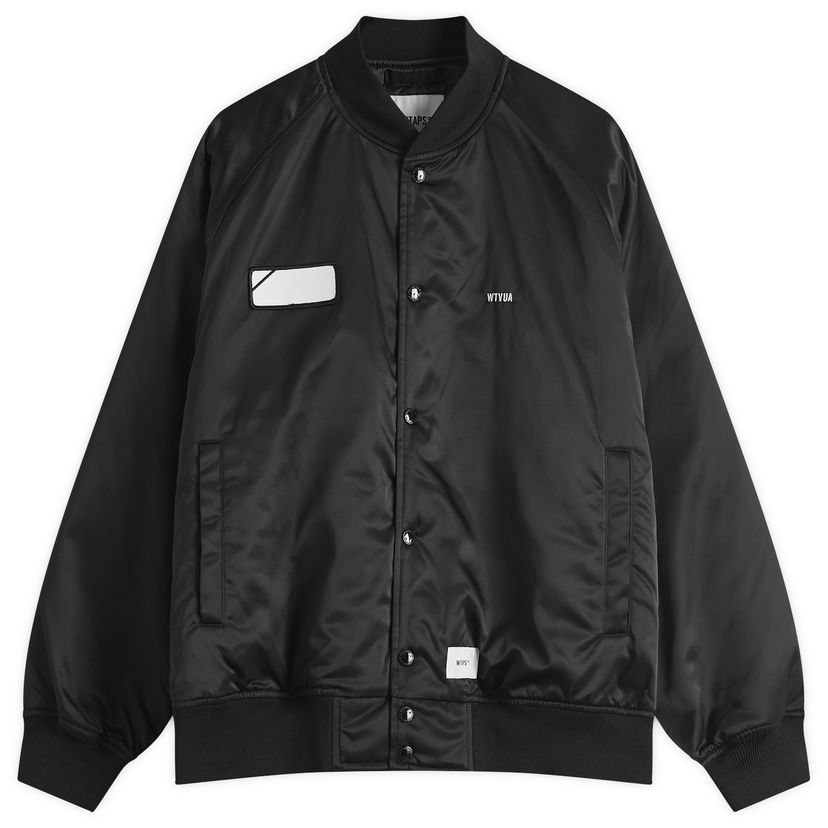 Яке бомбър WTAPS Black 11 Team Jacket Черно | 242TQDT-JKM05-BLK