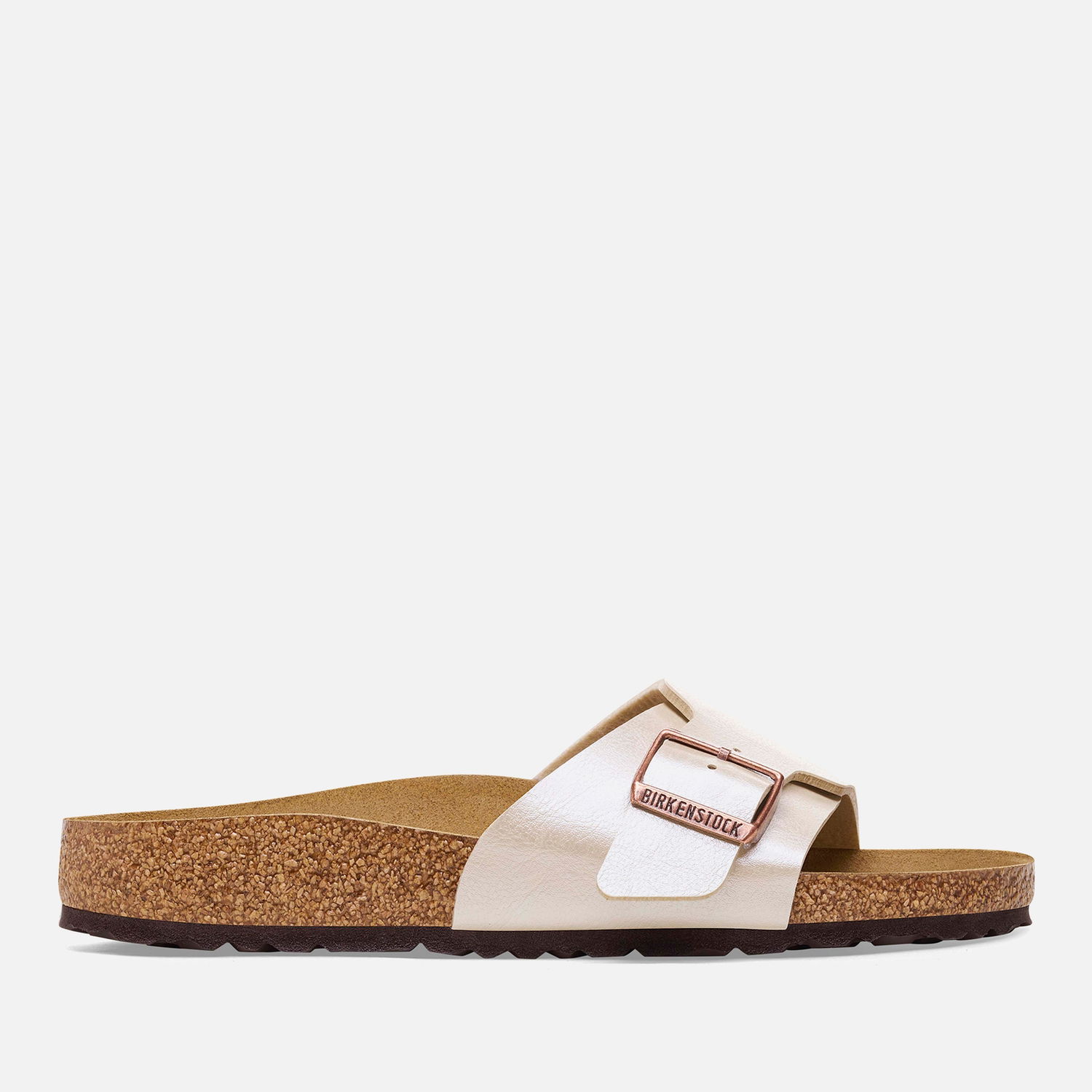 Кецове и обувки Birkenstock Women's Catalina Graceful Slim Fit Single Strap Sandals - Pearl White Бежово | 1026631, 0